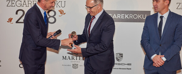 CEO Mr Adrian Bosshard during the ceremony