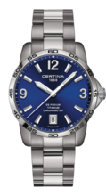 Men watch ∙ Quartz ∙ Blue ∙ Titanium - #0