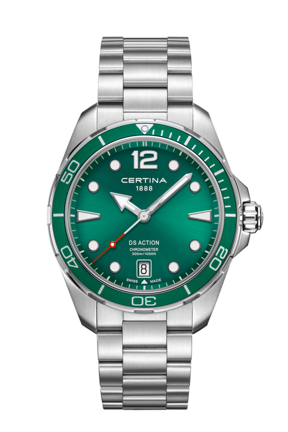 Men watch ∙ Quartz ∙ Green ∙ 316L stainless steel - #0