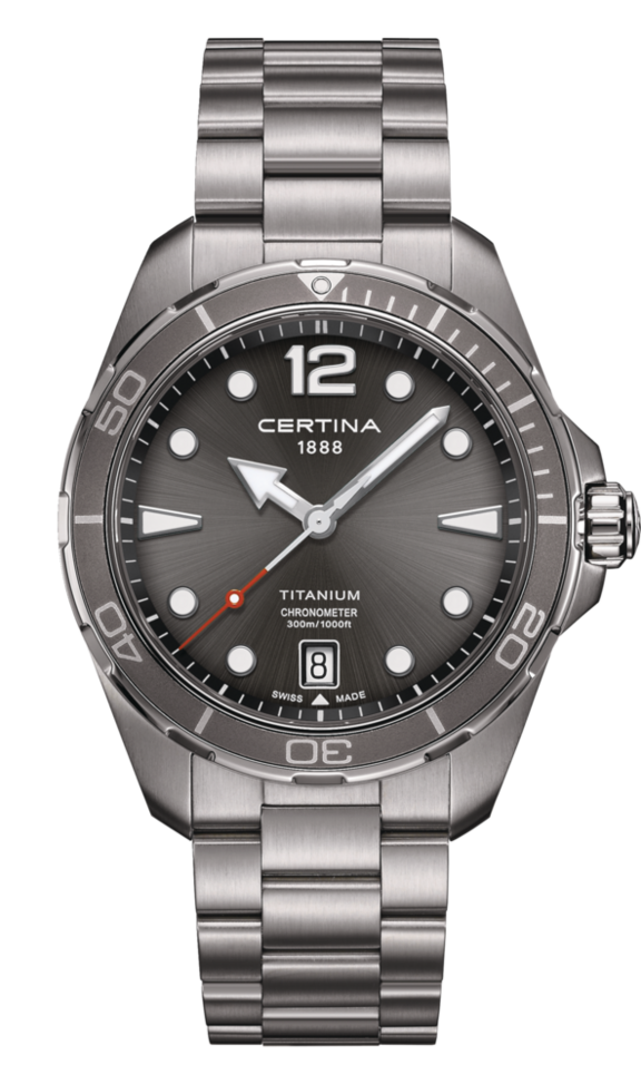Men watch ∙ Quartz ∙ Grey ∙ Titanium - #0