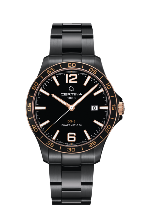 Men watch ∙ Automatic ∙ Black ∙ PVD coating ∙ 316L stainless steel - #0