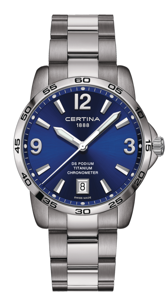 Men watch ∙ Quartz ∙ Blue ∙ Titanium - #0