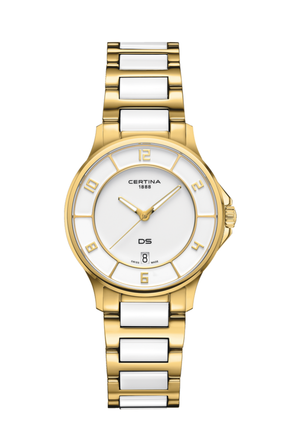 Women watch ∙ Quartz ∙ White ∙ PVD coating ∙ 316L stainless steel - #0