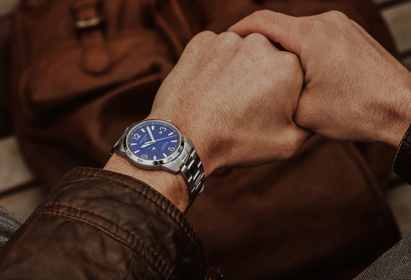 Men watch ∙ Quartz ∙ Blue ∙ 316L stainless steel - #3