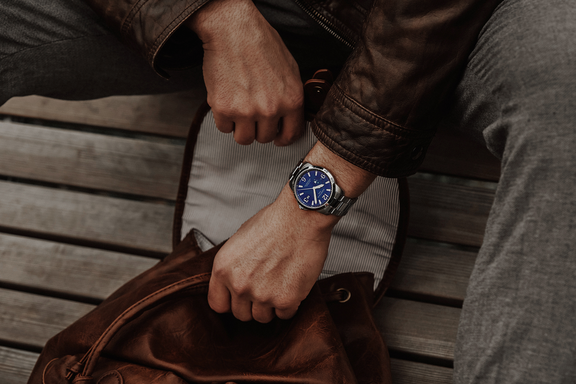 Men watch ∙ Quartz ∙ Blue ∙ 316L stainless steel - #3